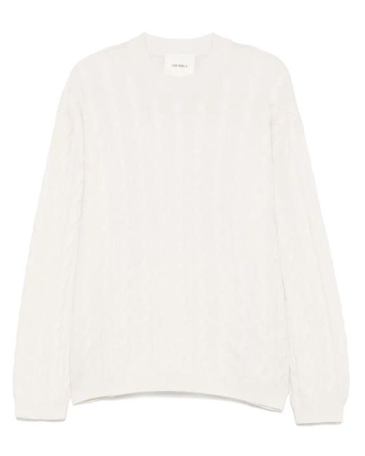Lisa Yang White Oskar Sweater for men