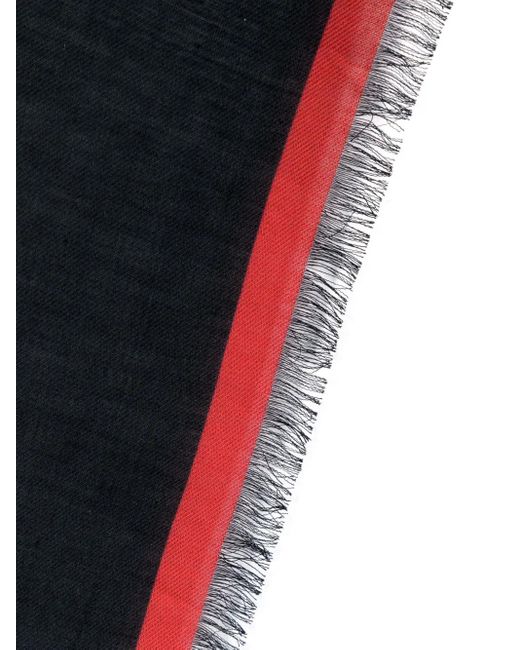 Givenchy Blue Racing-Print Square Scarf for men