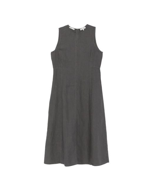 Marc O' Polo Gray Sleeveless Midi Dress