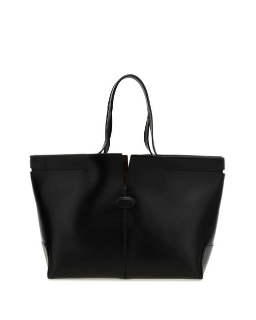 Tod's Di Bag Folio Shopper in het Black