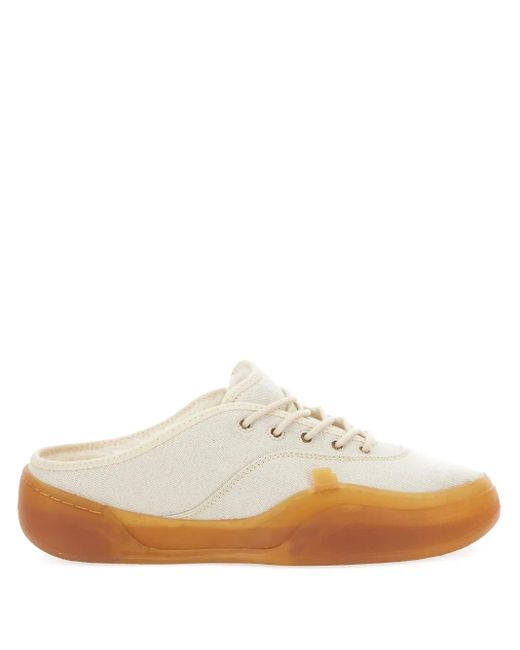 ERL White Skate Mules for men