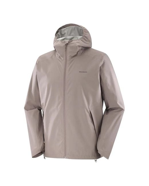 Salomon Gray Veste Outscape 2L À Logo Imprimé for men
