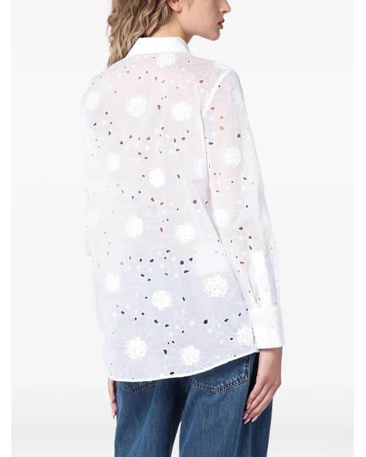 Valentino Garavani White Broderie Anglaise Shirt