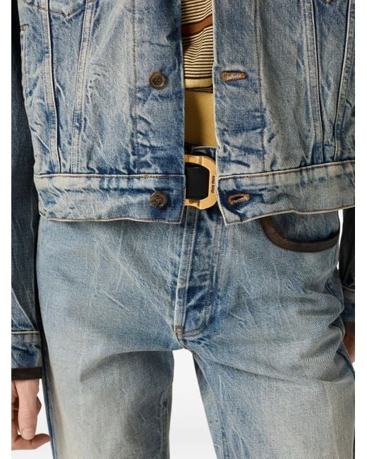 Giacca Denim di Miu Miu in Blue