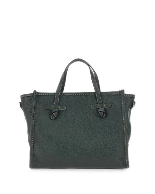 MARCELLA CLUB Black 32 Miss Marcella Grained Leather Tote Bag