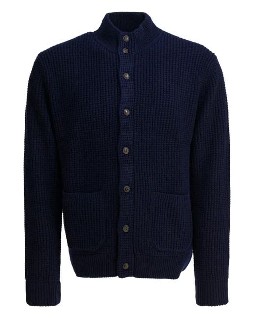 Cardigan En Maille Gaufrée Polo Ralph Lauren pour homme en coloris Blue