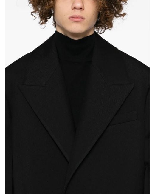 Jil Sander Blazer Met Enkele Rij Knopen in het Black voor heren