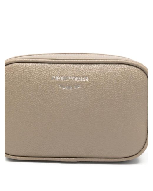 Emporio Armani Gray Crossbody Camera Bag
