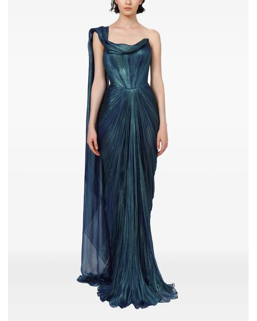 IRIS SERBAN Blue Elem Dress