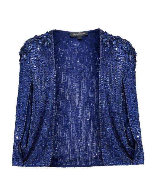 Jenny Packham Blue Mina Jacket