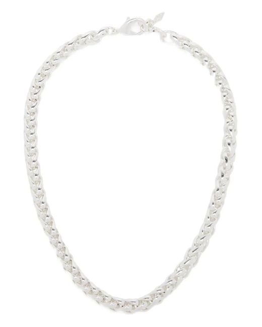 Anni Lu White Liquid Wheat-Chain Necklace
