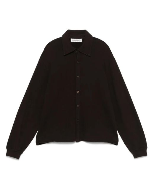 Our Legacy Black Recovery Shirt for men