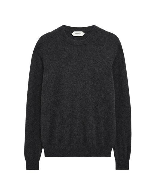 Pringle of Scotland Black Crew-Neck Cashmere Sweater for men
