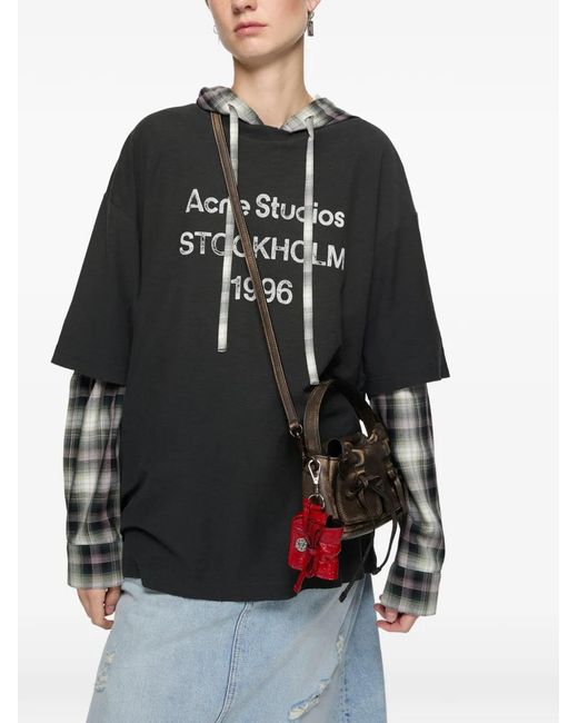 Acne Red Multi-Pocket Headphones Case