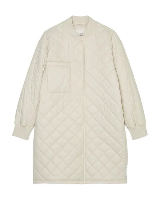 Marc O' Polo White Quilted Coat