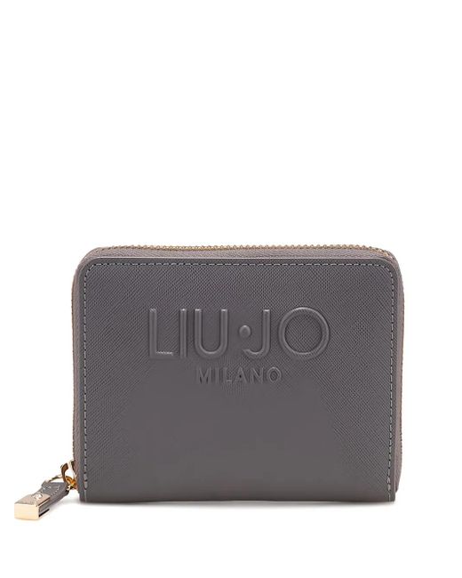 Liu Jo Gray Zip-Around Wallet