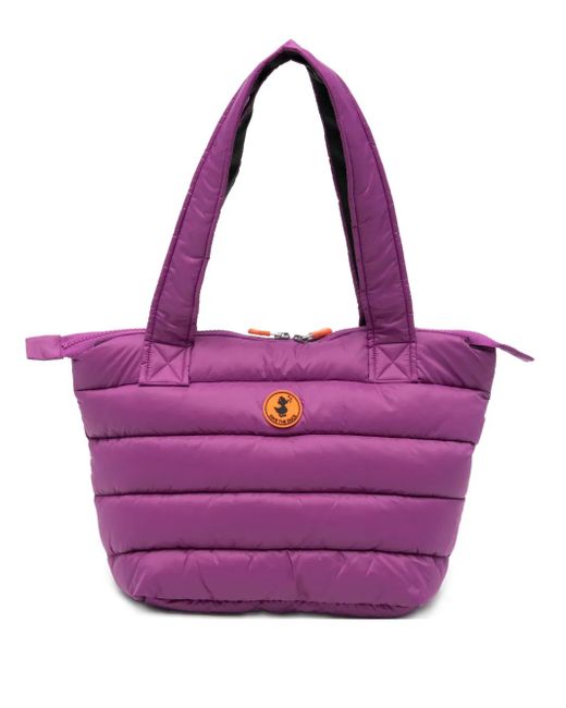 Save The Duck Purple Cary Tote Bag