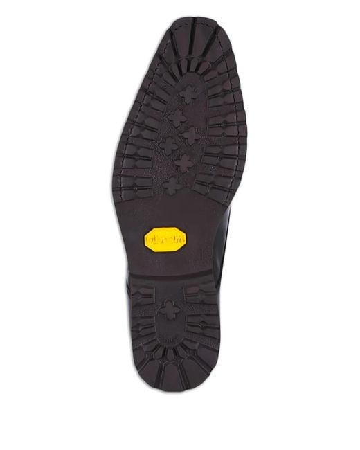 Bontoni Black Eroico Berby Shoes for men