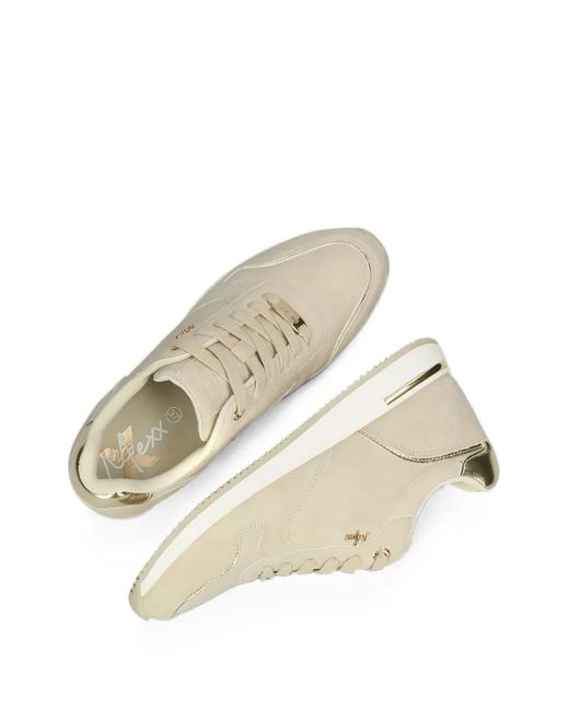 Mexx White Lace-Up Sneakers