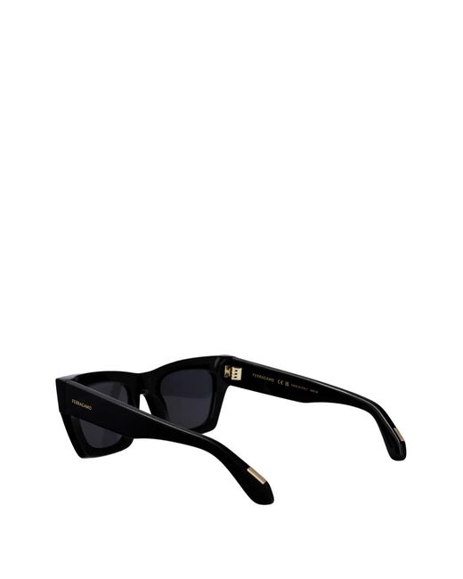 Ferragamo Eyewear Black Lunettes De Soleil Sf2105S À Logo