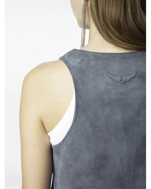 Zadig & Voltaire Blue Tander Tank Top