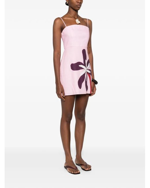 embellished strapless cowl neck mini dress in blush Mabella Embellished Heart-Detail Cowl-Neck Mini Dress in Pink