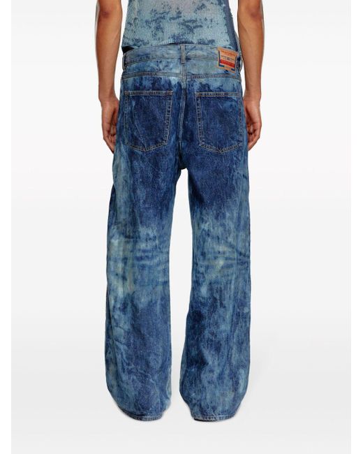 DIESEL D-Rise Straight-Leg-Jeans in Blue für Herren