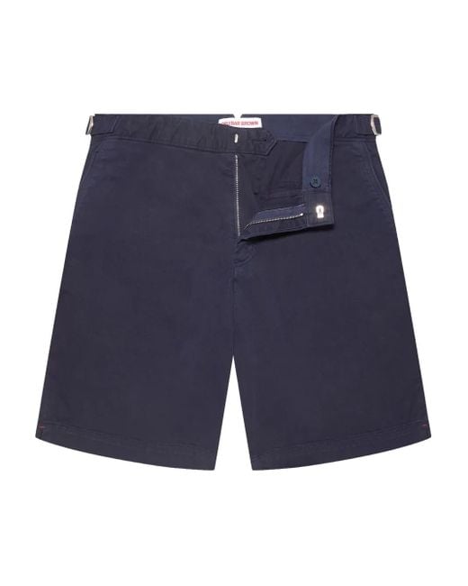 Orlebar Brown Blue Dane Ii Belted Shorts for men