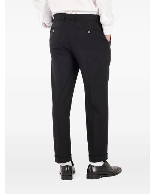Roberto Cavalli Klassische Cropped-Hose in Black für Herren