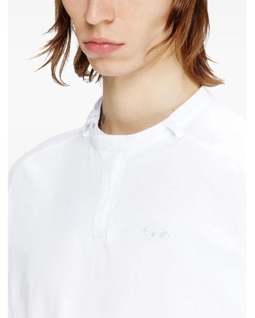 DIESEL White Tshirt Kauko for men