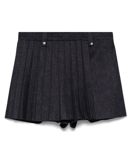 Maje Blue Pleated Skorts