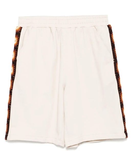 FIVE CM Natural Drawstring Track Shorts for men