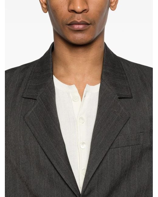 Our Legacy Black Unconstructed Ceremony Blazer for men