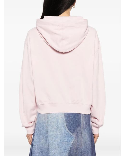SPORT b. by agnès b. Pink Dino-Embroidered Hoodie