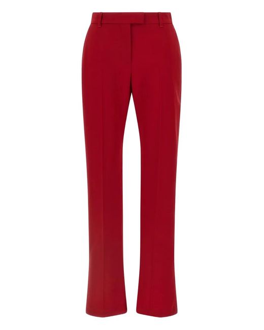 McQueen Pleated Flared Trousers