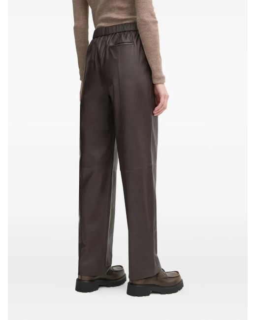Day Birger et Mikkelsen Brown Elasticated Panelled Trousers