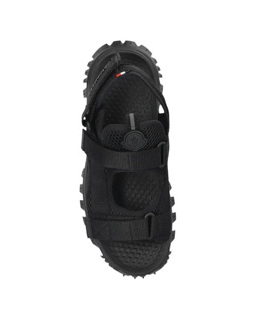 Moncler Black Sandales Trailgrip Vela