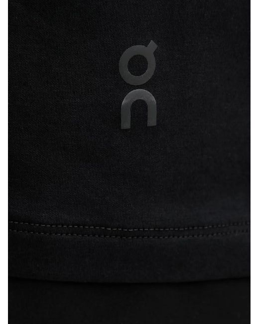 On Shoes Black Short-Sleeve T-Shirt