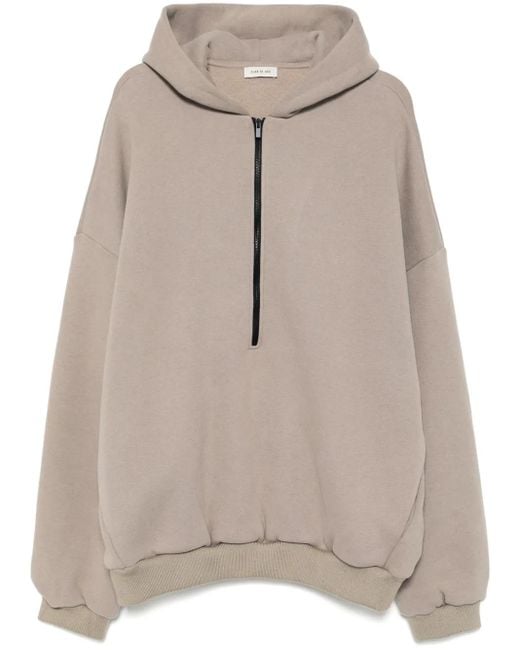 メンズ Fear Of God ハーフジップ パーカー Gray