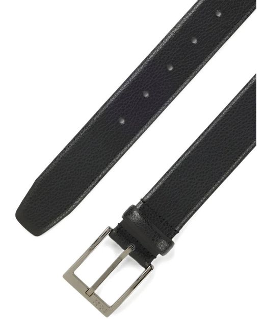 Boss Black Elloy Textured Buckle Belt for men