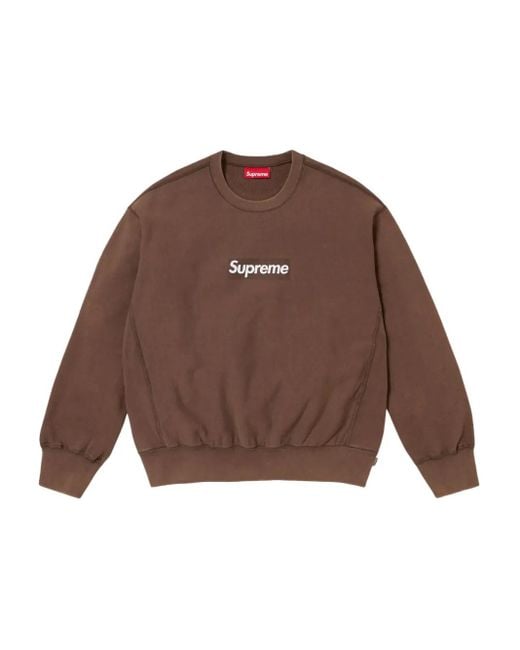 Supreme Brown Washed Box Logo "Ss 25 for men