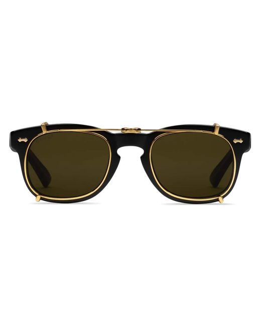 Gucci Green Double-Frame Round Sunglasses for men