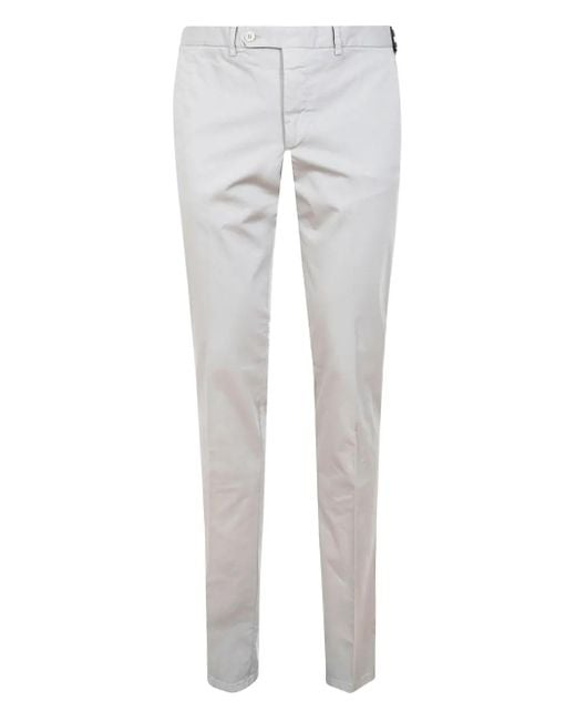 Pantalon En Coton Stretch À Fermeture Zippée Rota pour homme en coloris Gray