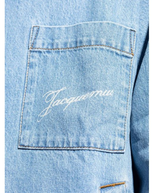 Giacca-Camicia La Chemise Boulanger di Jacquemus in Blue da Uomo