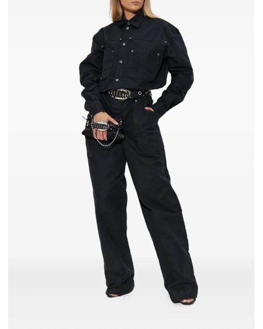 DSquared² Blue Utility-Style Jumpsuit