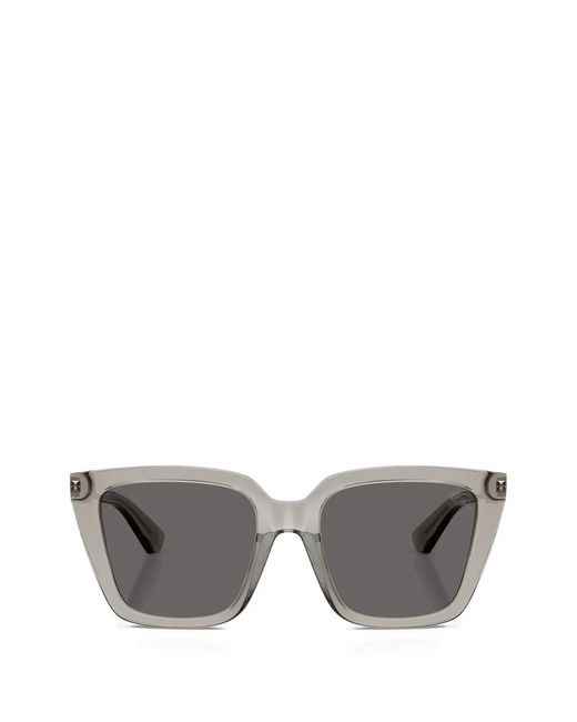 Burberry Gray Square Frame Sunglasses