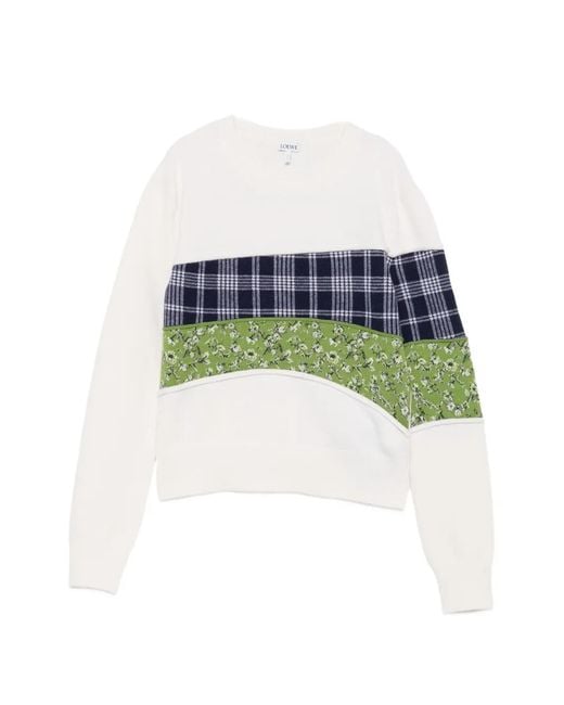 Loewe White X Cosima Von Bonin Patchwork Sweater