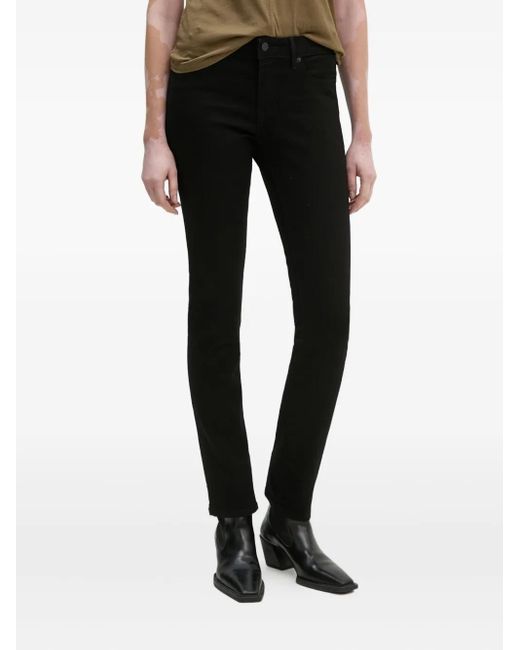 Levi's Black 712 Slim Jeans