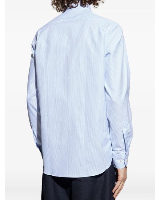 Camicia A Righe di Paul & Shark in Blue da Uomo