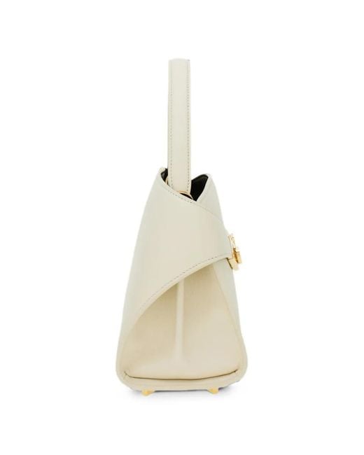 Ferragamo Natural Hug Soft Bicolor Handbag Xs